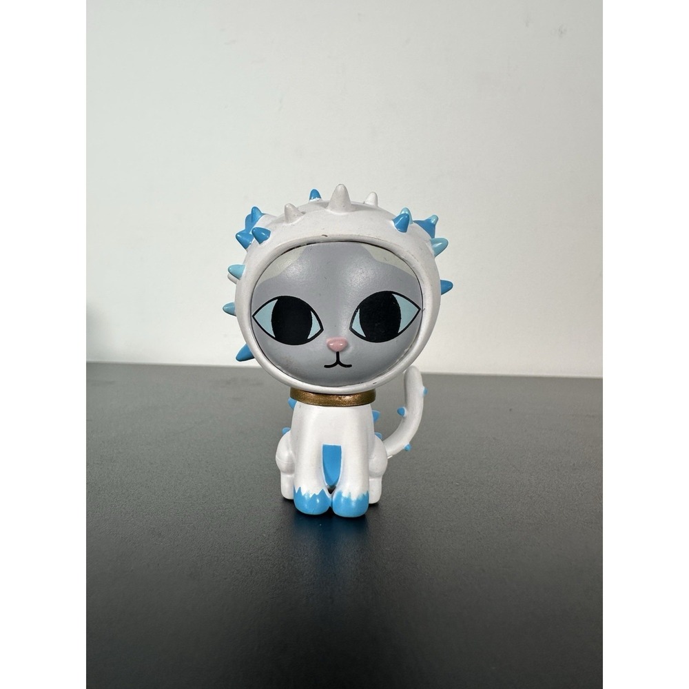 Tokidoki Cactus Pets LUNA Blue White Cat Kitten